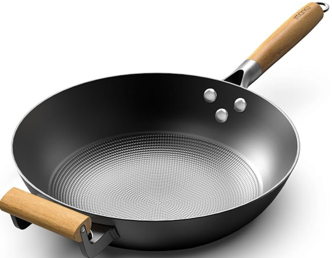 imarku 12.5英寸不粘铸铁材质