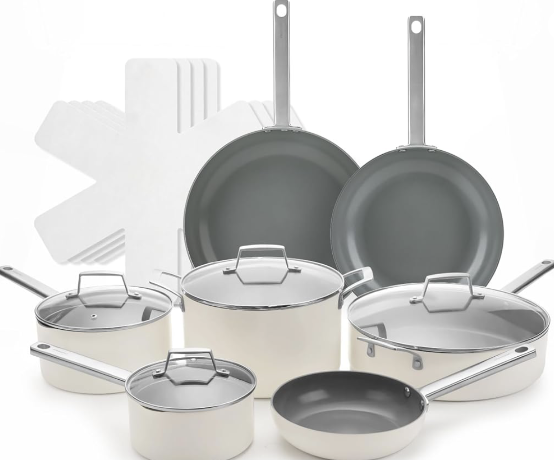 ChefRobot 不粘陶瓷炊具 18件套 