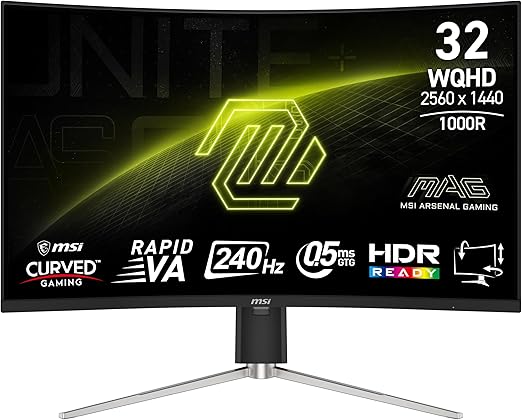 MSI MAG 325CQRXF E2 31.5 英寸 2560 x 1440 （WQHD） 电脑显示器